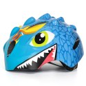 Kask rowerowy dziecięcy lekki 50-54 cm - niebieski smok