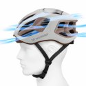 Kask rowerowy szosowy ultracienki 57-62 cm - taupe