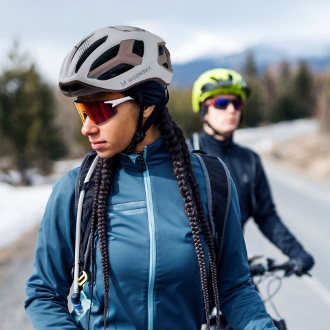 Kask rowerowy szosowy ultralekki 54-58 cm - taupe