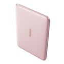 Powerbank 5000mAh 20W Ultra-Slim z kablem USB-C MagSafe 60W 30cm - różowy