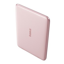 Powerbank 5000mAh 20W Ultra-Slim z kablem USB-C MagSafe 60W 30cm - różowy