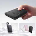 Powerbank magnetyczny 10000mAh 22.5W EnerFill FM12 z kablem USB-C MagSafe Qi2 - czarny