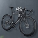 Wieszak uchwyt ścienny na rower kask odzież - czarny