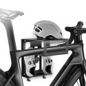 Wieszak uchwyt ścienny na rower kask odzież - czarny