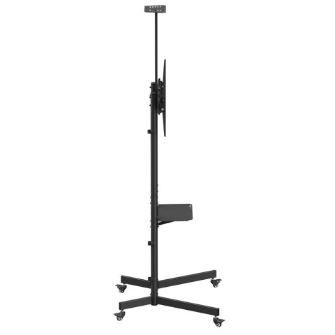 MACLEAN STAND / WÓZEK DO TV, PÓŁKA NA KAMERĘ, NA KÓŁKACH, 37-70", MAX. OBCIĄŻENIE 45KG/5KG PÓŁKA, MAX. VESA 600X400 MC-113 B