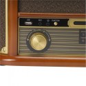 Drewniane centrum muzyczne retro Denver MRD-51 z gramofonem