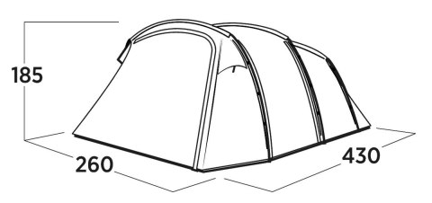 Namiot tunelowy Easy Camp Hamra 4 Niebieski 44647001