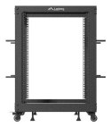 Stojak LANBERG OR01-6115-B OPEN RACK 19" 15U 600X600-1100 REGULOWANY Czarny