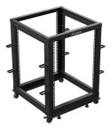 Stojak LANBERG OR01-6115-B OPEN RACK 19" 15U 600X600-1100 REGULOWANY Czarny