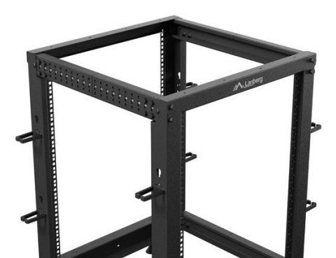 Stojak LANBERG OR01-6115-B OPEN RACK 19" 15U 600X600-1100 REGULOWANY Czarny