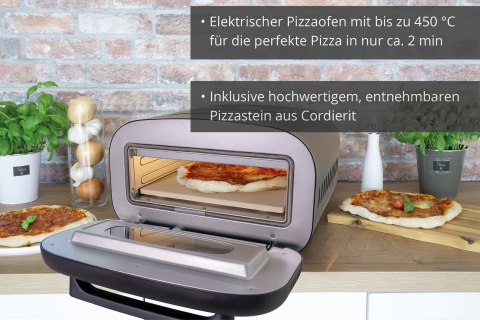 Unold 68805 urządzenie do wypieku pizzy 1 pizza(e) 1700 W Czarny