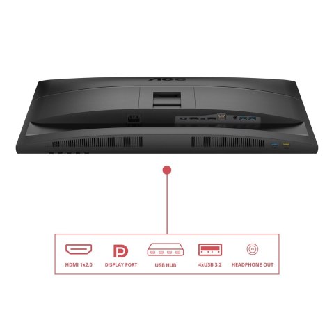 AOC E4 Q27E4CV monitor komputerowy 68,6 cm (27") 2560 x 1440 px Quad HD LED Czarny