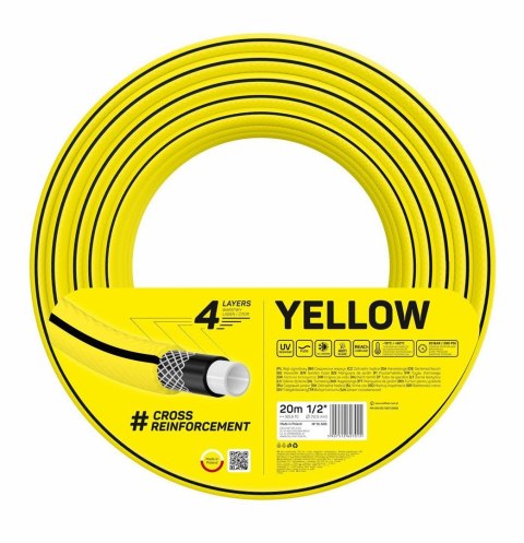 CELLFAST WĄŻ OGRODNICZY YELLOW 3/4" 50m