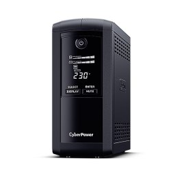 Zailacz UPS CyberPower VP1000EILCD line-interactive 1kVA 550W 6x gniazdo sieciowe