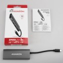 AXAGON HMC-5G21 USB-HUB 2x USB-A + 2x USB-C + HDMI 4K/30Hz, USB-C 3,1 - 13cm