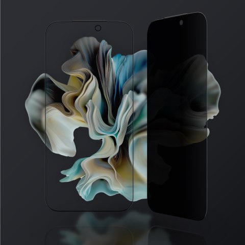Szkło hartowane prywatyzujące na iPhone 17 Pro Max Titan Privacy FusionFilter 7