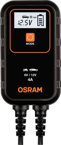 Prostownik BATTERYcharge 904, napięcie ładowania: 6/12 V OSRAM, prąd ładowania: 4A, napięcie zasilania: 230V, rodzaj akumulatora
