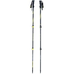Kije trekkingowe VIKING Teho Trekking 65-145cm, czarno-żółte