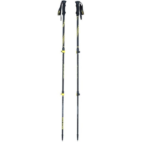 Kije trekkingowe VIKING Teho Trekking 65-145cm, czarno-żółte