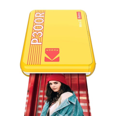 Sprzedaż detaliczna przenośnej drukarki fotograficznej Kodak Mini 3 Retro 4Pass