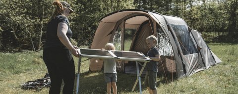 Namiot tunelowy Easy Camp Brimnes 5 Air Brązowy