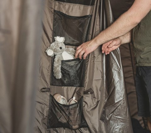 Namiot tunelowy Easy Camp Brimnes 5 Air Brązowy