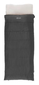 Outwell Contour Prime Dorosły Śpiwór prostokątny Poliester Ciemny Szary