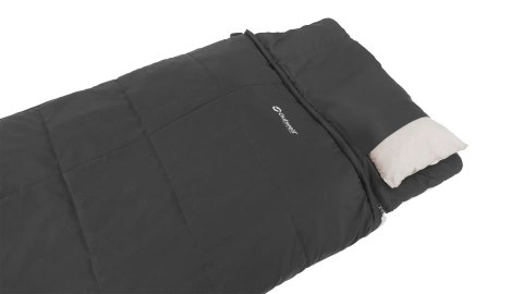 Outwell Contour Prime Dorosły Śpiwór prostokątny Poliester Ciemny Szary