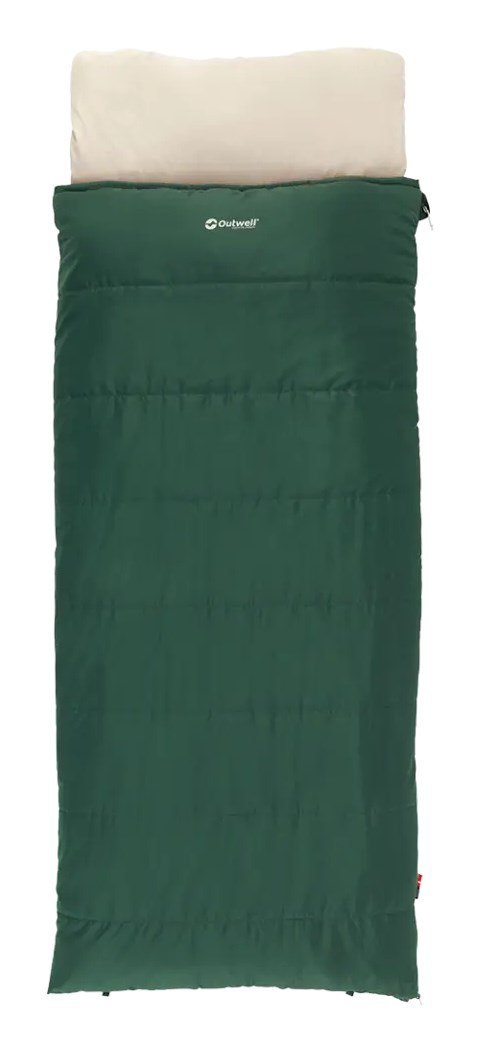 Outwell Contour Prime Dorosły Śpiwór prostokątny Poliester Zielony