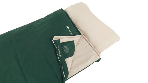 Outwell Contour Prime Dorosły Śpiwór prostokątny Poliester Zielony