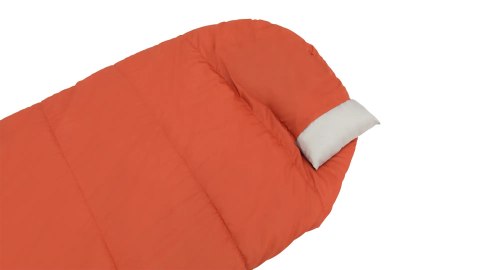 Outwell 230477 śpiwór Dorosły Śpiwór pół prostokątny Poliester Pomarańczowy