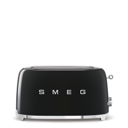Toster Smeg TSF02BLEU czarny 4 kromek, metalowa obudowa