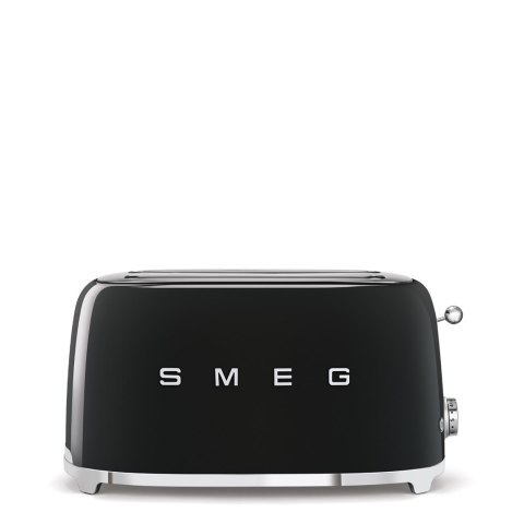 Toster Smeg TSF02BLEU czarny 4 kromek, metalowa obudowa