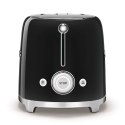 Toster Smeg TSF02BLEU czarny 4 kromek, metalowa obudowa