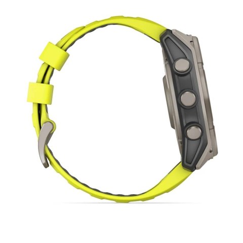 Zegarek Garmin Fenix 8 Solar Sapphire Titanium, 51mm Yellow