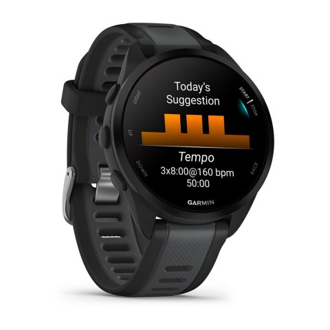 Zegarek Garmin Forerunner 165 Music, 43mm AMOLED Black