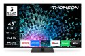 Thomson 43MG7C15 Telewizor 109,2 cm (43") 4K Ultra HD Smart TV Wi-Fi Czarny 320 cd/m2