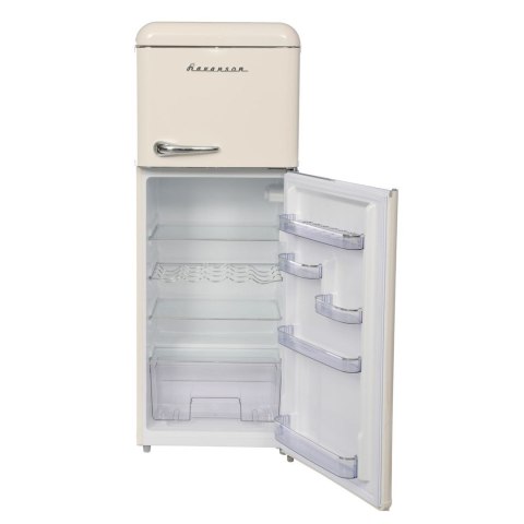 Lodówka Retro Ravanson LKK-210RC 545 x 1470 x 585 mm | 157l | Klasa A++ | kremowy