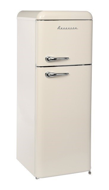Lodówka Retro Ravanson LKK-210RC 545 x 1470 x 585 mm | 157l | Klasa A++ | kremowy