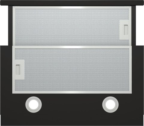 Okap teleskopowy GORENJE TH62E4BG 60 cm | sterowanie dotykowe | LED | czarny szkło