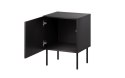 Szafka nocna 2szt ISLA 44,5x40x59 czarny mat