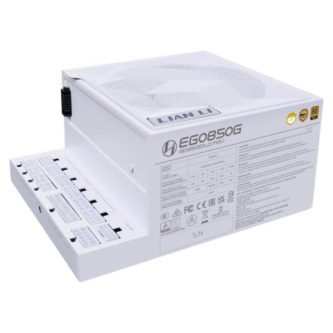 Zasilacz Lian Li EDGE GOLD 850 80 PLUS Gold Netzteil, PCIe 5.1, ATX 3.1 - 850 Watt, weiß