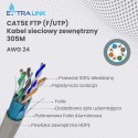 Extralink CAT5E FTP (F/UTP) Wewnętrzny | Kabel sieciowy skrętka | 305M