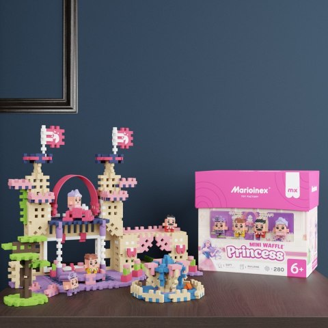 Klocki konstrukcyjne Marioinex Mini Waffle - Princess: Księżniczka, 280 elementów