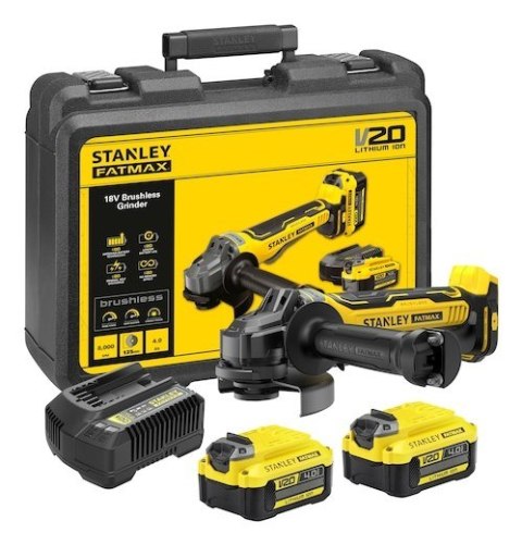 Stanley SFMCG700M2K-QW szlifierka kątowa 12,5 cm 8000 RPM 875 W 2 kg