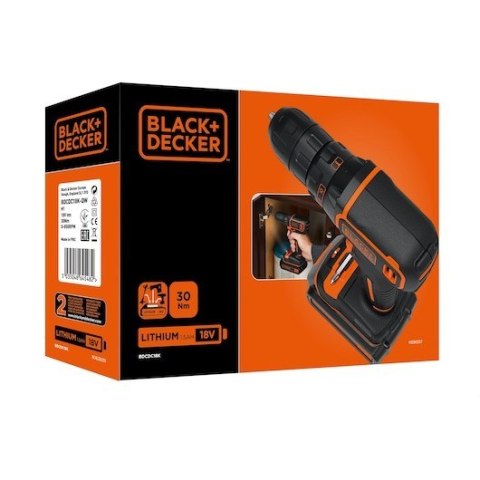 Wiertarko-wkrętarka 18V BDCDC18-QW BLACK+DECKER