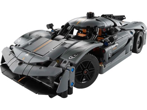 LEGO Technic 42173 - Szary hipersamochód Koenigsegg Jesko Absolut