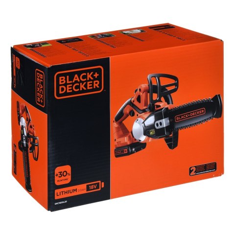 Piła łańcuchowa aku. 18V 2,0Ah GKC1820L20 BLACK+DECKER