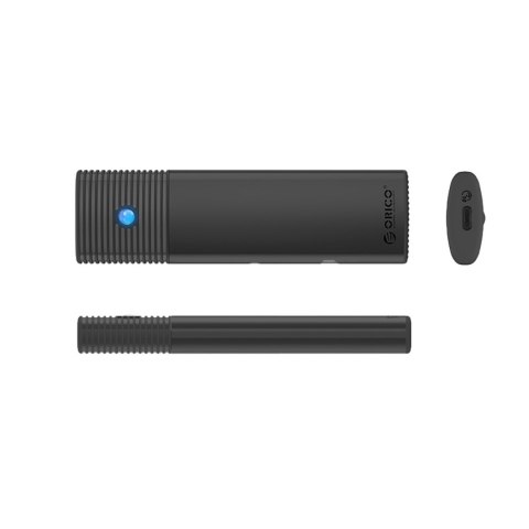 Kieszeń obudowa na dysk PWM2 M.2 NGFF SATA USB-C 5Gb/s - czarna