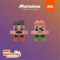 Klocki konstrukcyjne Marioinex Mini Waffle - City: Śmieciarka, 148 elementów